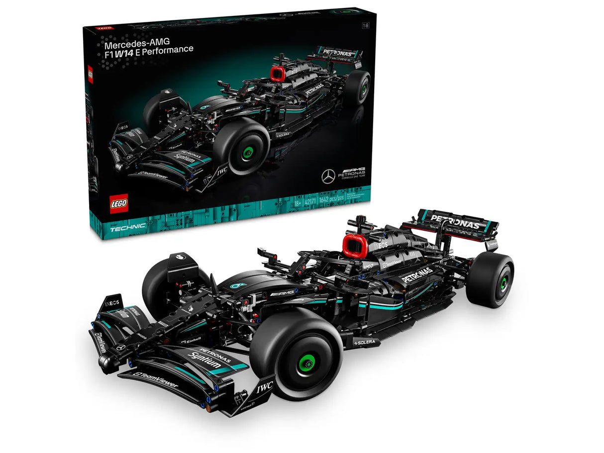 LEGO Technic Mercedes-AMG F1 W14 E Performance Race Car Building Set, Scale Model Car Gift for Adults, Authentically Detailed Build and Display Model for Home or Office Décor, 42171