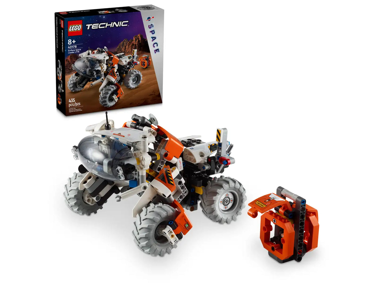 LEGO Technic Surface Space Loader LT78 Building Set, Space Toy for Adventure, Construction, Exploration and Building, Space Gift for Imaginative Play, Birthday Gift for 8 Year Old Boys & Girls, 42178