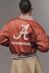 The Wild Collective x Anthropologie NCAA Bomber Jacket