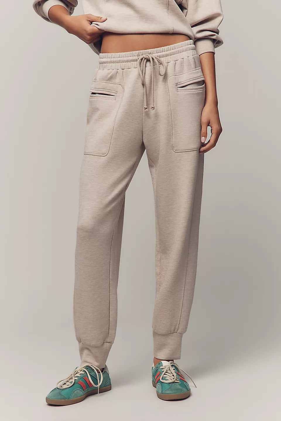 Daily Practice Cargo Sweatpants in Willow - Taupe - XXS
