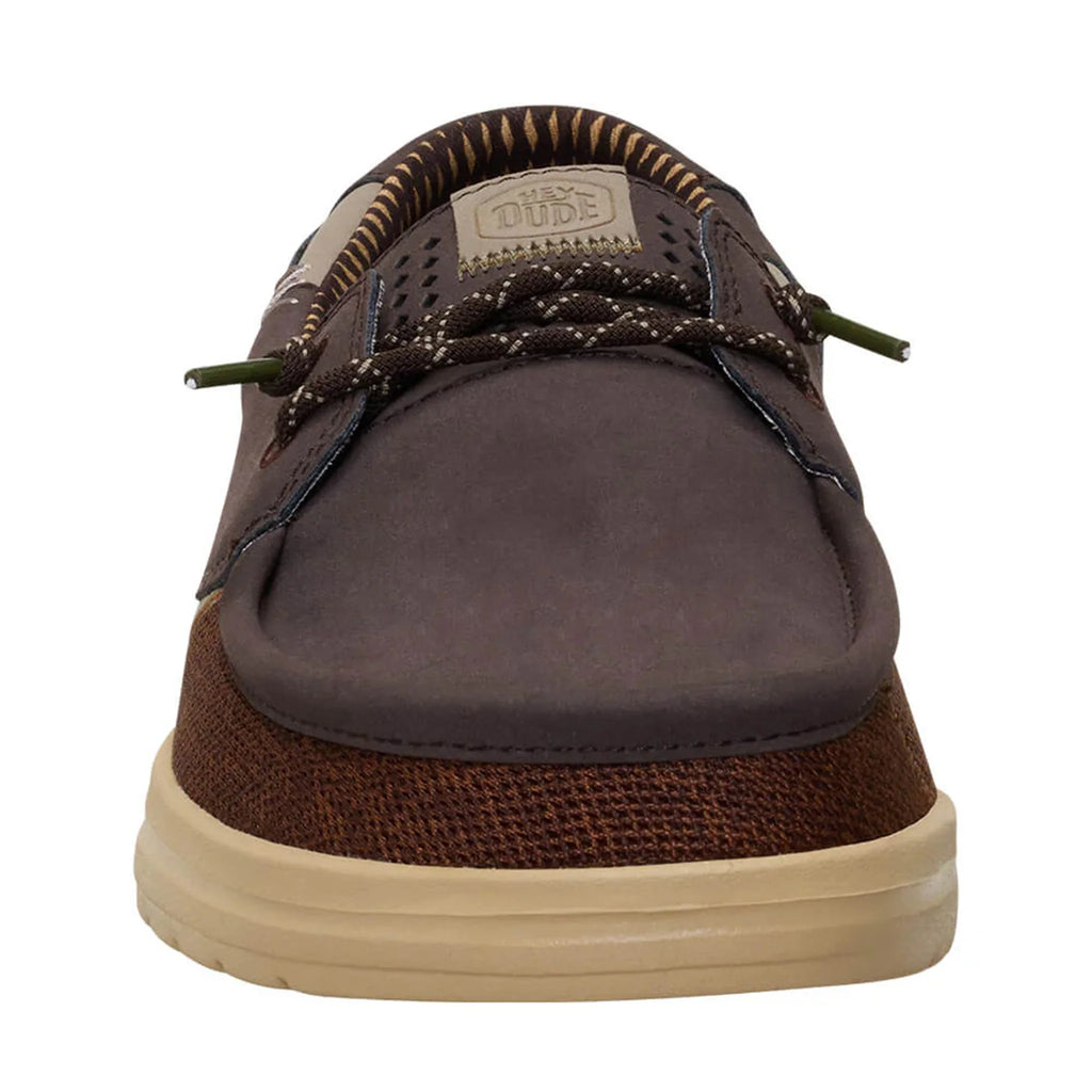 Hey Dude Men's Welsh Grip Classic Mesh Shoes, Men 12-Mole Brown
