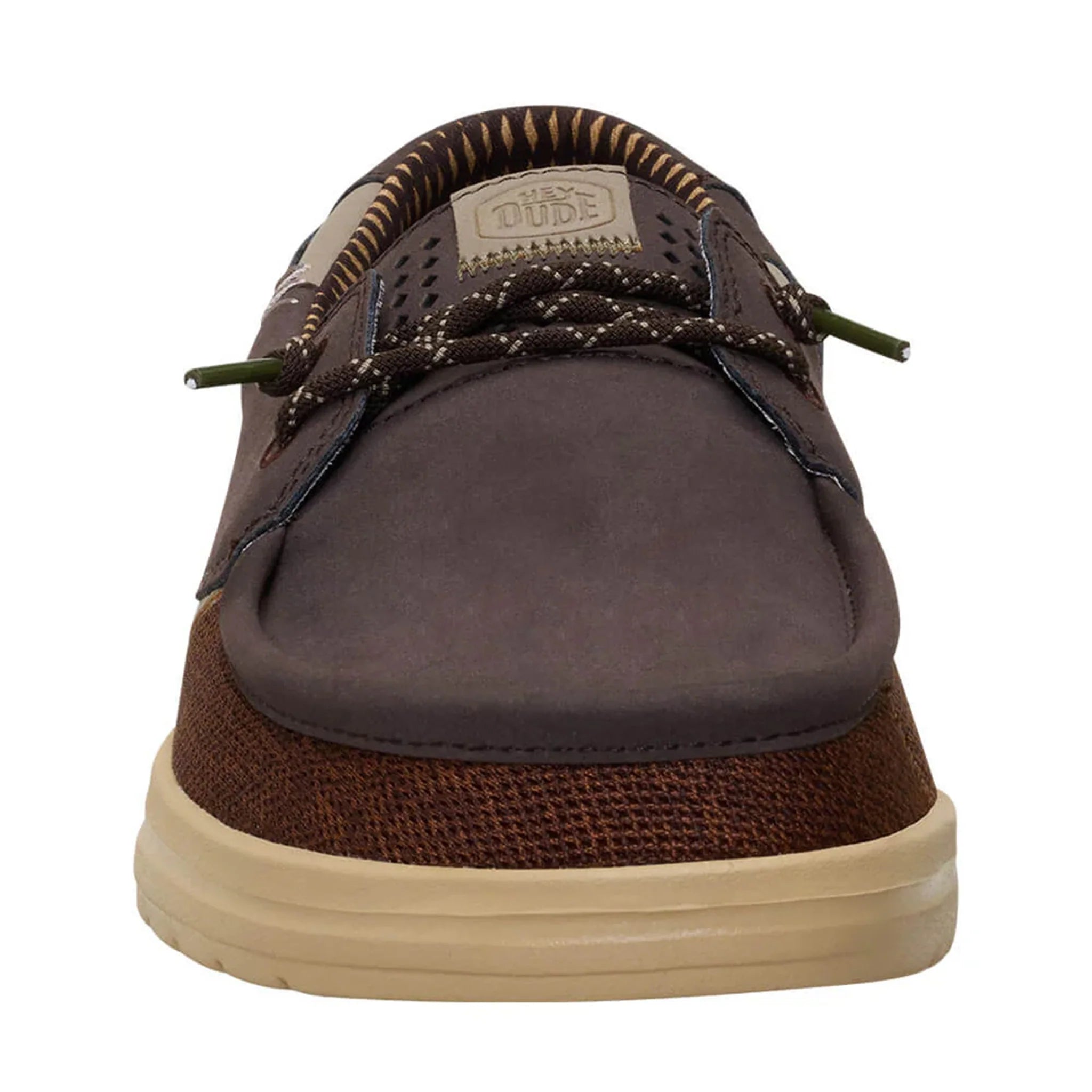 Hey Dude Men's Welsh Grip Classic Mesh Shoes, Men 12-Mole Brown