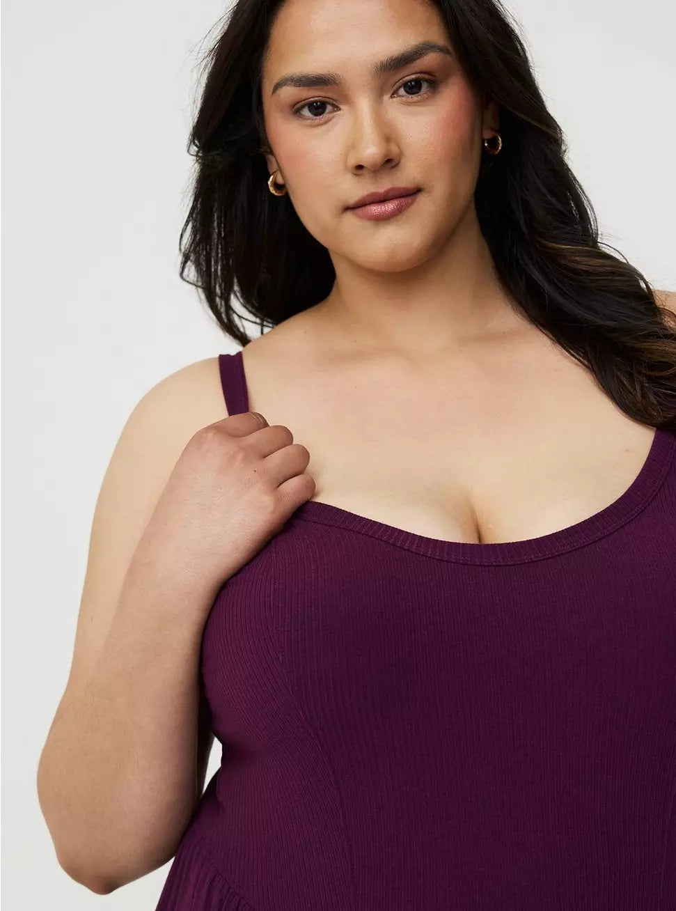 Super Soft Rib Wide-Leg Jumpsuit by Torrid - Winter Bloom - Torrid Size: 0 (Women's L/12)