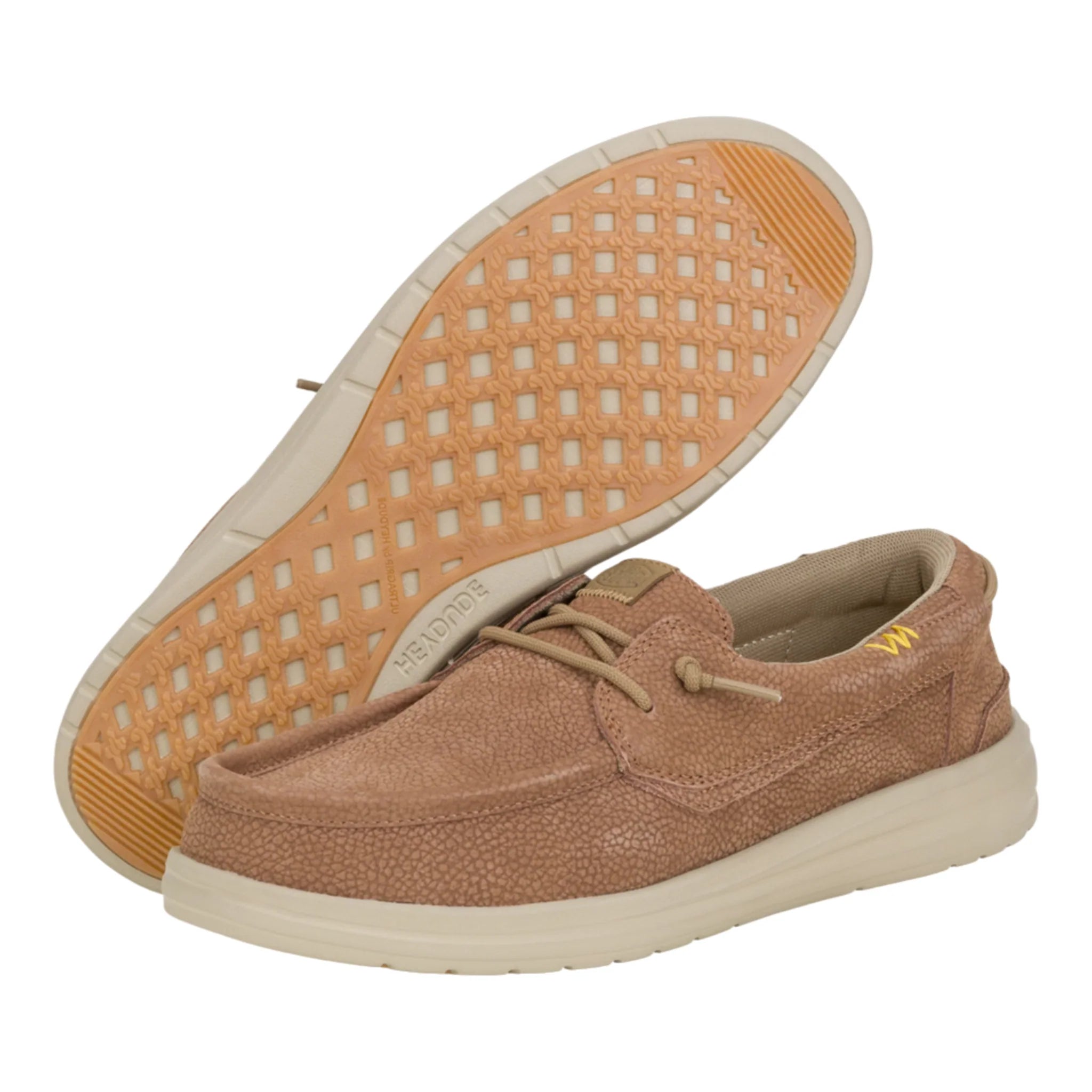 HEY DUDE - Welsh Grip Craft Leather, Brown (Men 13)