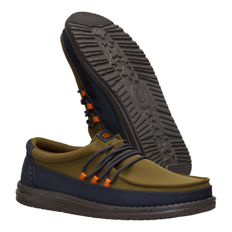 Hey Dude-Wally Guard, Dark Olive/Multi (Men 13)
