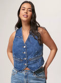 Festi Embroidered Denim Vest by Torrid - Summer Breeze - Torrid Size 0 (Women's L|12)