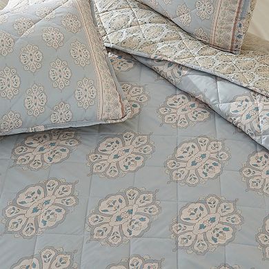 Patina Vie Maison Vintage Floral All Season Quilt Set with Shams - King - Briar