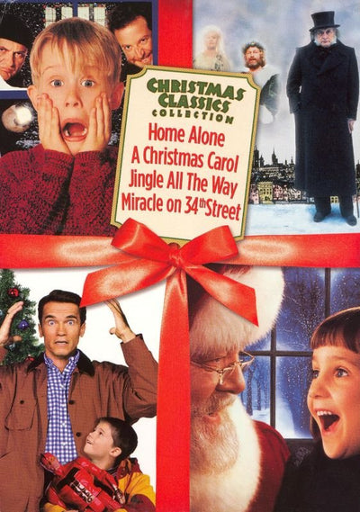 Christmas Classics Box Set: Home Alone/A Christmas Carol/Jingle All the Way/Miracle on 34th Street [DVD]