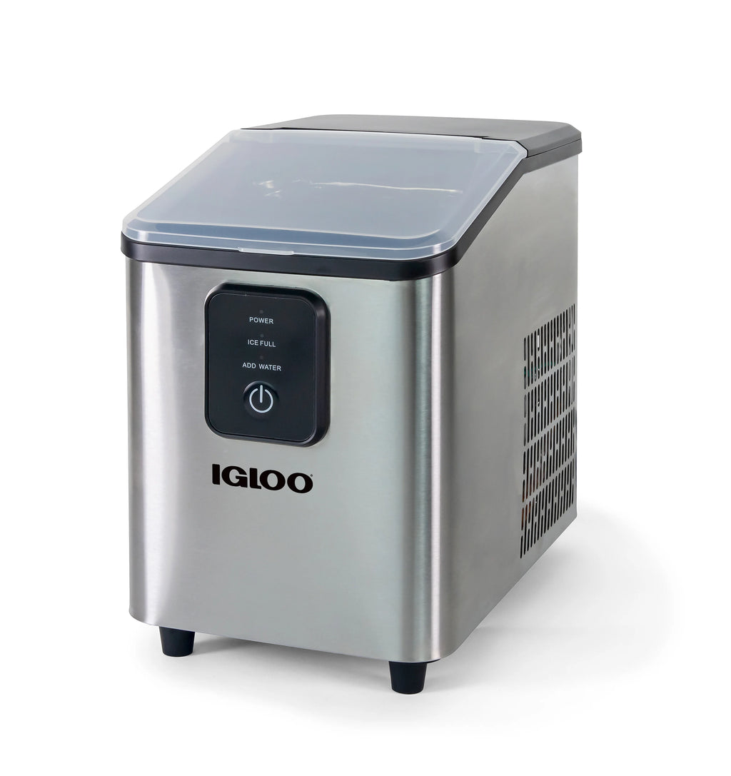 Igloo 26-lb Self-Cleaning Countertop Ice Maker - Stainless Steel