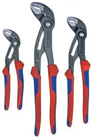 Knipex 9K 00 80 05 US 3 Pc Cobra® Water Pump Pliers Set (NEW)