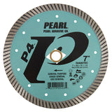 Pearl Abrasive P4 DIA007EC General Purpose Flat Core Turbo Blade 7 x .080 x 7/8, ◊, 5/8