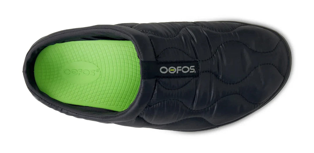 *7.5 Oofos Women's OOcoozie Thermo Mule Slipper Black