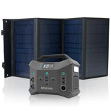 4Patriots Patriot Power Sidekick Solar Generator, 300wH Portable Power Station with 40 Watt Solar Panel