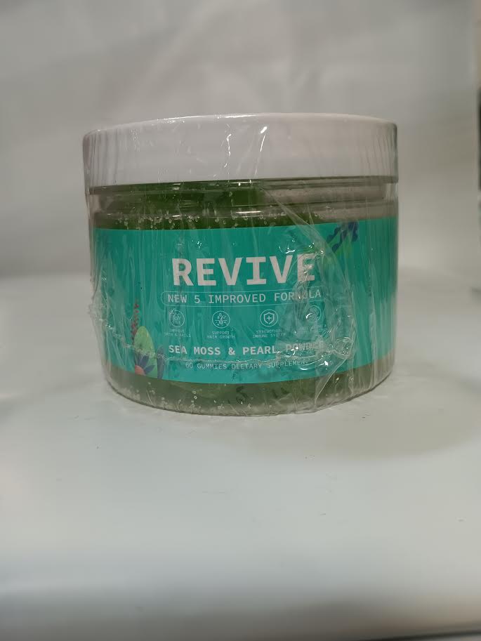 Revive Sea Moss and Pearl Powder Gummies - 60 count