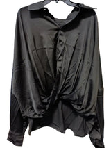 Premium Streetwear - Vedi Drape Shirt Black