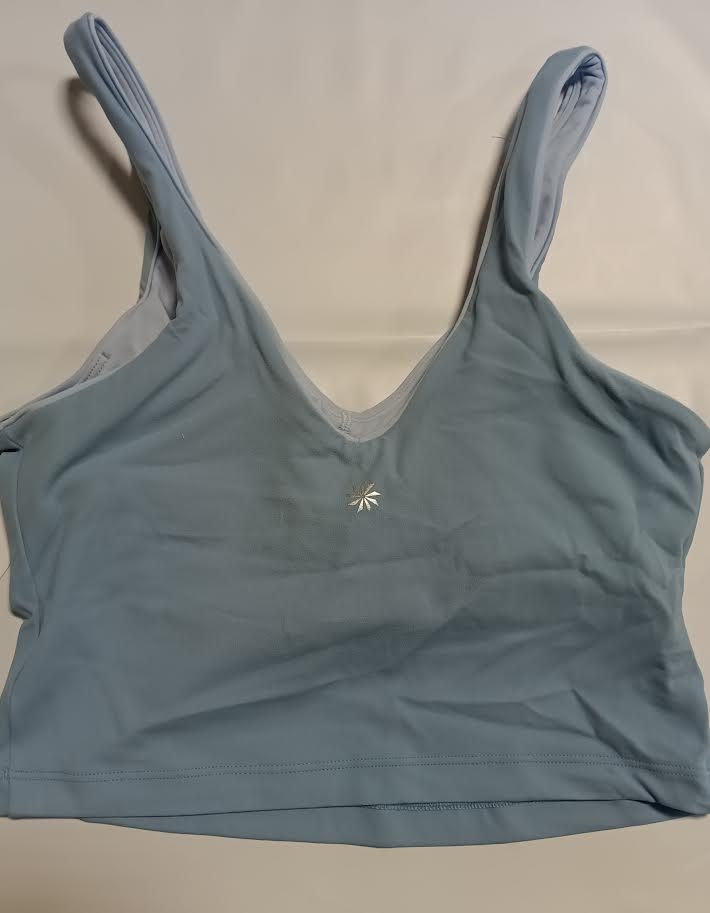 Athleta Transcend Tipped V Crop Bra - Small
