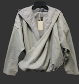 Premium Streetwear - Najara Wrap Top Grey