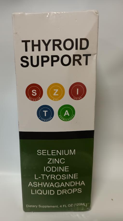 Thyroid Support Liquid Drops - Mood and Energy Supplement - 4 fl. oz