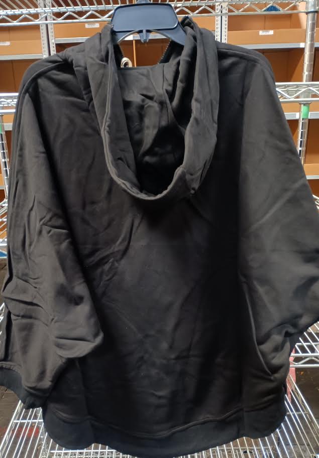 Premium Streetwear - Capetown Poncho Black - Size XS/S