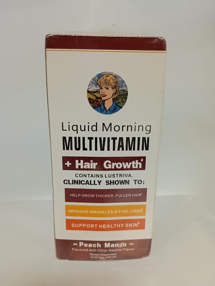 Liquid Morning Multivitamin + Hair Growth - 15.22 fl. oz.