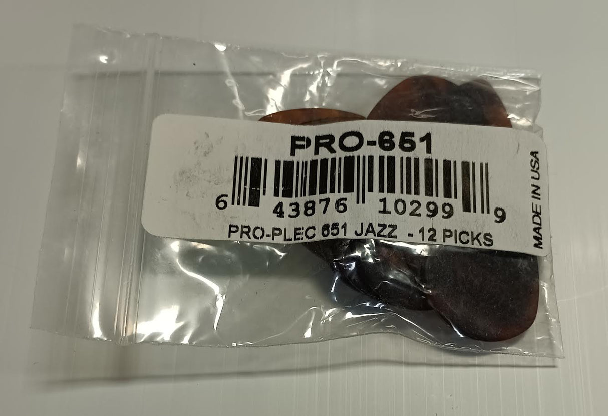 D'Andrea PRO-PLEC JAZZ 651 - 12PC