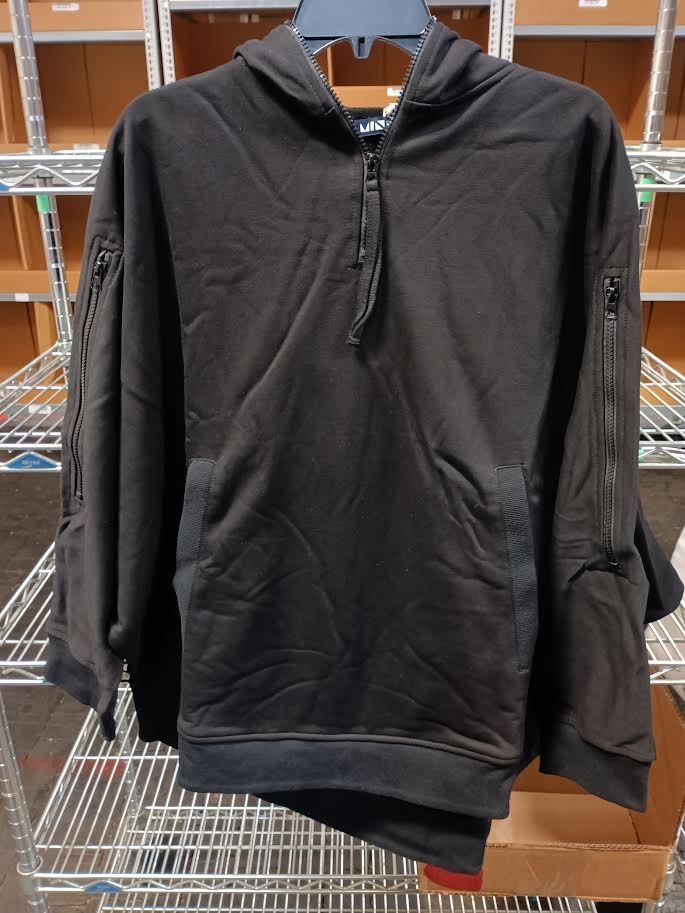 Premium Streetwear - Capetown Poncho Black - Size XS/S