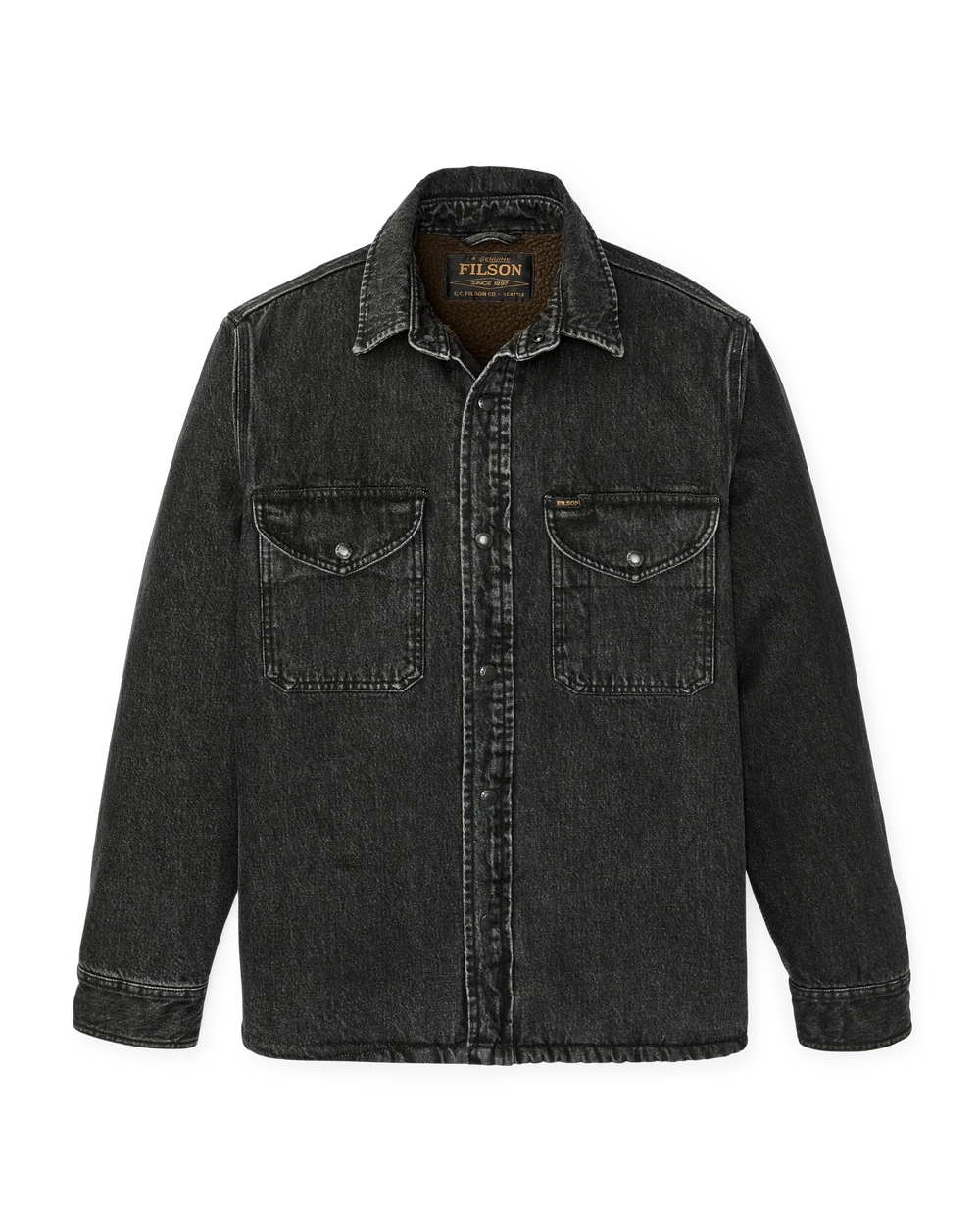 Filson Men's Denim Jac-Shirt - Vintage Black - Size XL