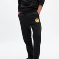 Smiley Originals Gap Logo Straight Leg Sweatpants, Black - Medium