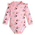 TheDisneyHouse  Minnie Mouse Pink Cute One-Piece Swimsuit for Baby - (12-18) Months