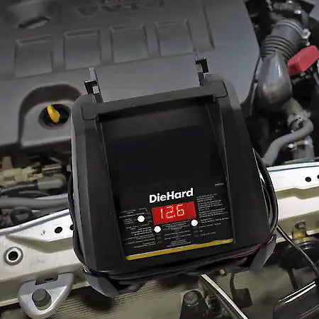 DieHard Gold 5-in-1 6V/12V 6-Amp Battery Charger and 125-Amp Engine Starter: 40-Amp Boost