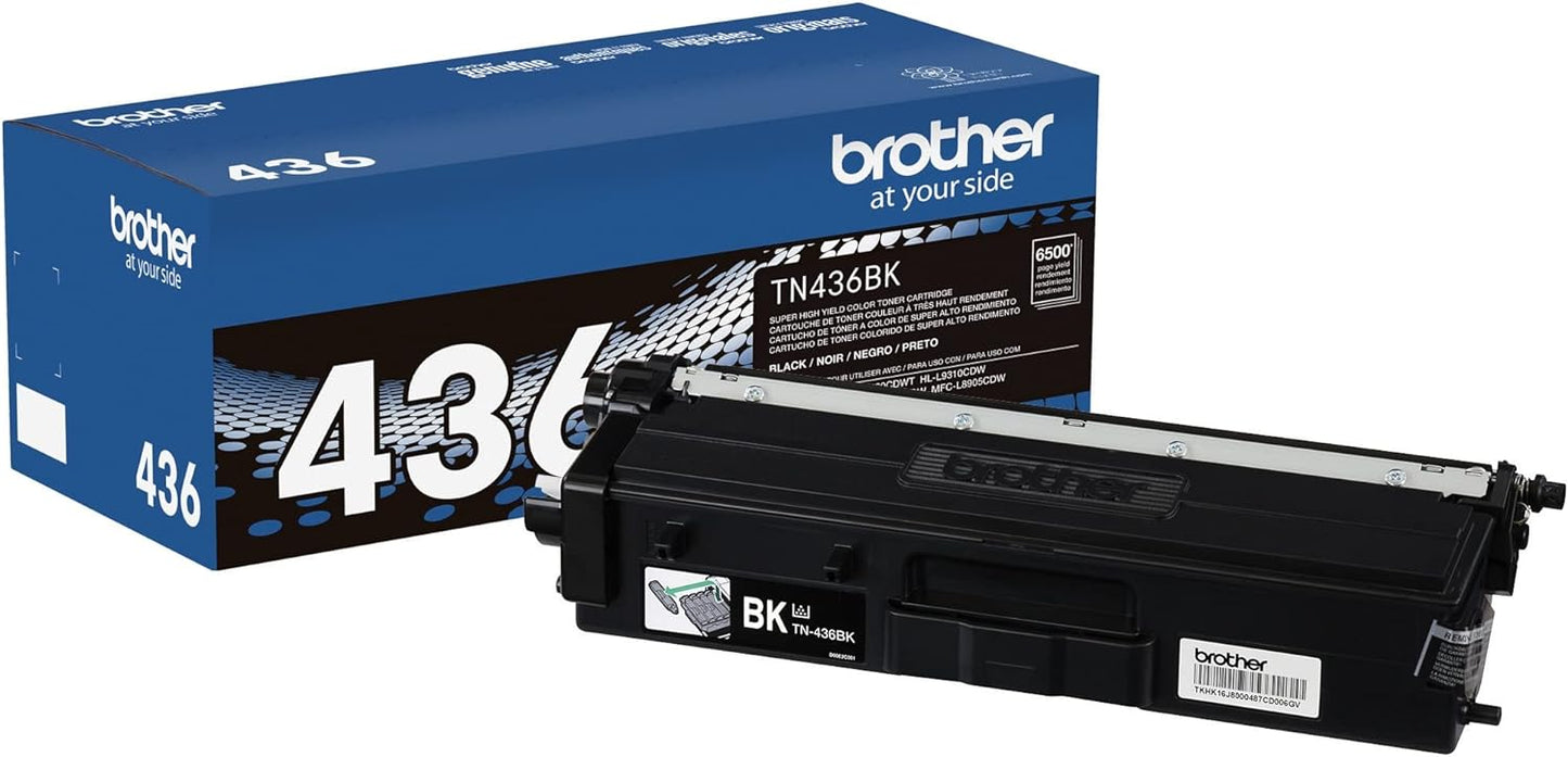 Brother TN436BK Super High Yield Toner, black