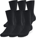 Under Armour Unisex Adult Training Cotton Crew Socks - 6 Pack