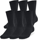 Under Armour Unisex Adult Training Cotton Crew Socks - 6 Pack