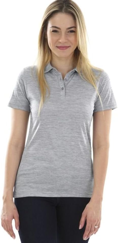 Charles River Apparel Women's Space Dye Moisture Wicking Performance Polo SIZE X SMALL