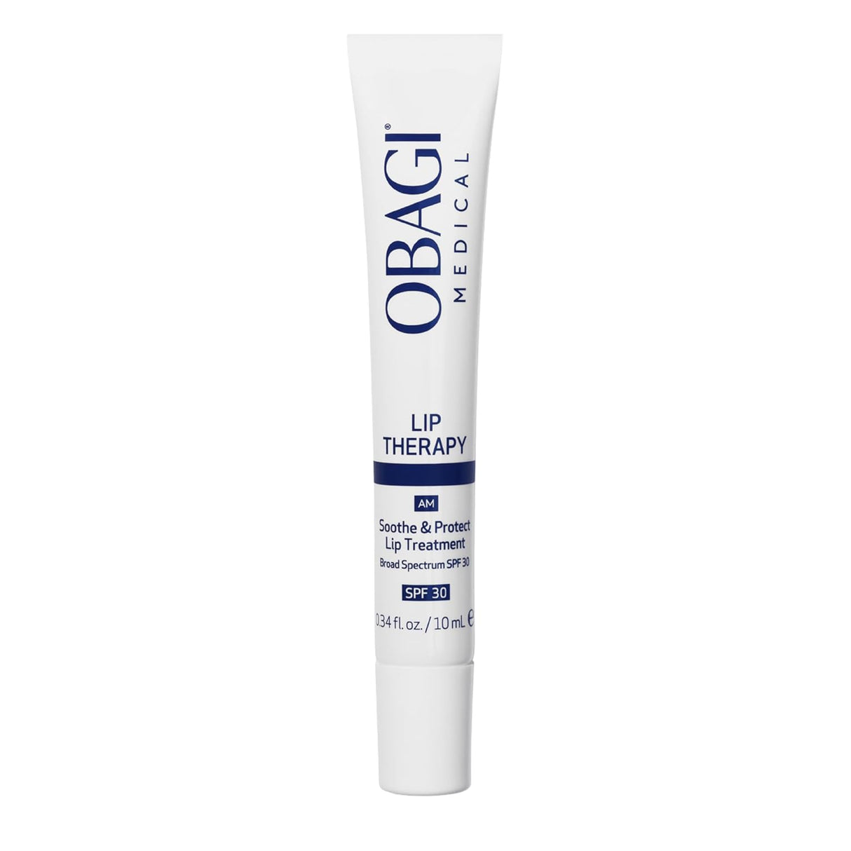 Obagi Lip Therapy SPF 30 Soothe & Protect Lip Balm Treatment with Hyaluronic Acid, Vitamin E & Peptides - 10 ML (AM)
