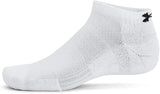 Under Armour Unisex-Adult Training Cotton Low Socks 6 Pack - White - Large