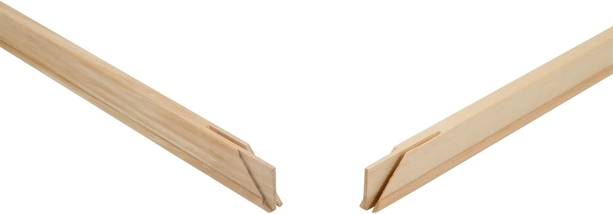 Creative Mark Pro-Bar Heavy Duty 40" Wood Stretcher Bars - 6 Pack 1.5" Deep Extra Heavy White Pine Wood Stretcher Bars for Canvas, Artists, Framing
