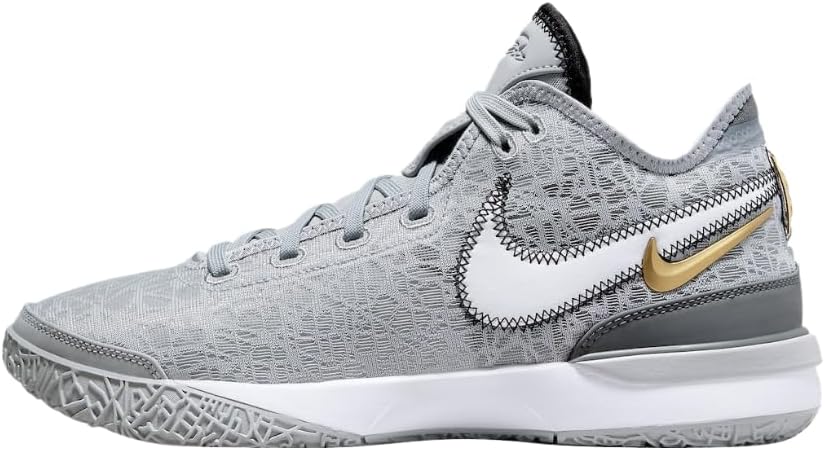 NIKE Lebron Men's NXXT Gen Basketball Shoes (Wolf Grey/White-Iron Grey-Black) Size 8