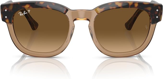 RayBan Mega Hawkeye Sunglasses with Havana Frame and Brown Lens (Open Box)