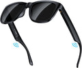 XO Smart Bluetooth Glasses, Built-in Mic & Speakers, Smart Wireless Headphone Sunglasses, Athletic/Outdoor UV Protection and Voice Control (Black)
