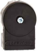 Straight Blade Angle Plug, 15 Amp, 125 Volt, Industrial Grade - Black & White / 10 Pack