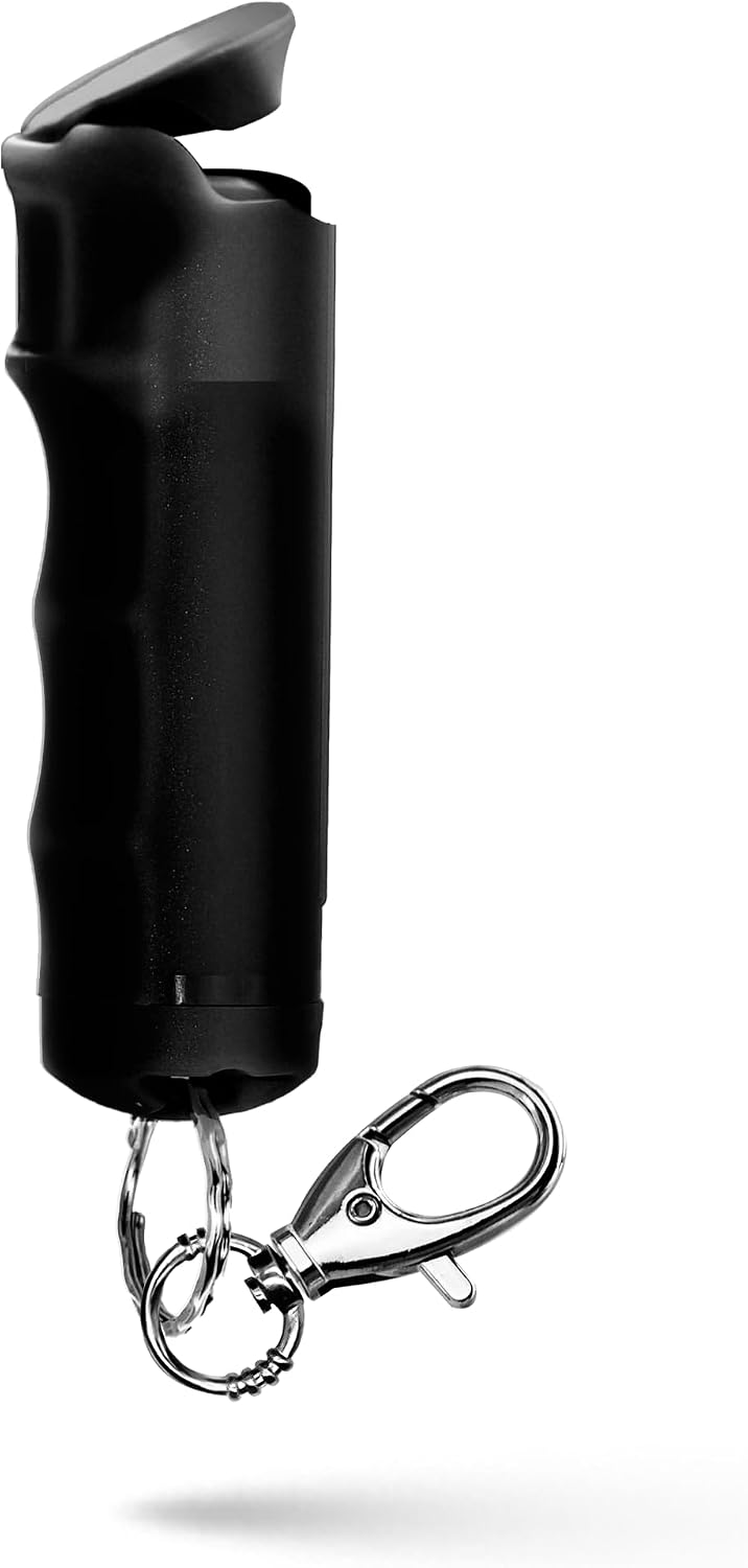 Pepper Spray Keychain Flip Top Safety, Police Strength Keychain Pepper Spray 2pack