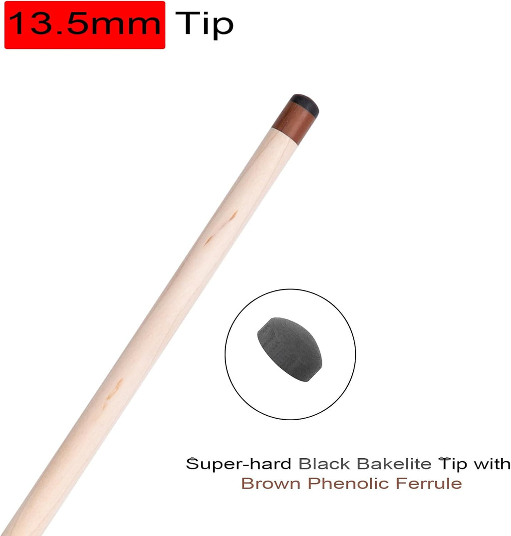 CUEELF Heavy Hitter Jump Break Pool Cue 23oz 3-Piece Pool Stick Extra Hard Bakelite Tip for Explosive Breaks and Effortless Jumps