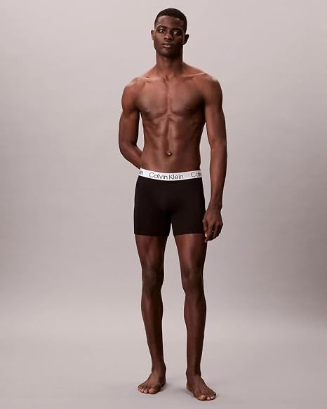 Calvin Klein Men's Chromatic 3-pack Boxer Brief - Black - Size Large