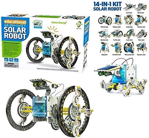 14-in-1 Educational Solar Robot Kit for Kids Science Toy