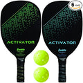 Franklin Sports Pickleball Paddle and Ball Set - Wooden Pickleball Rackets + Balls - Activator - USAPA Approved | Ball Set, Pickleball Rackets, Pickleballs, USA Pickleball, USAPA, Approved
