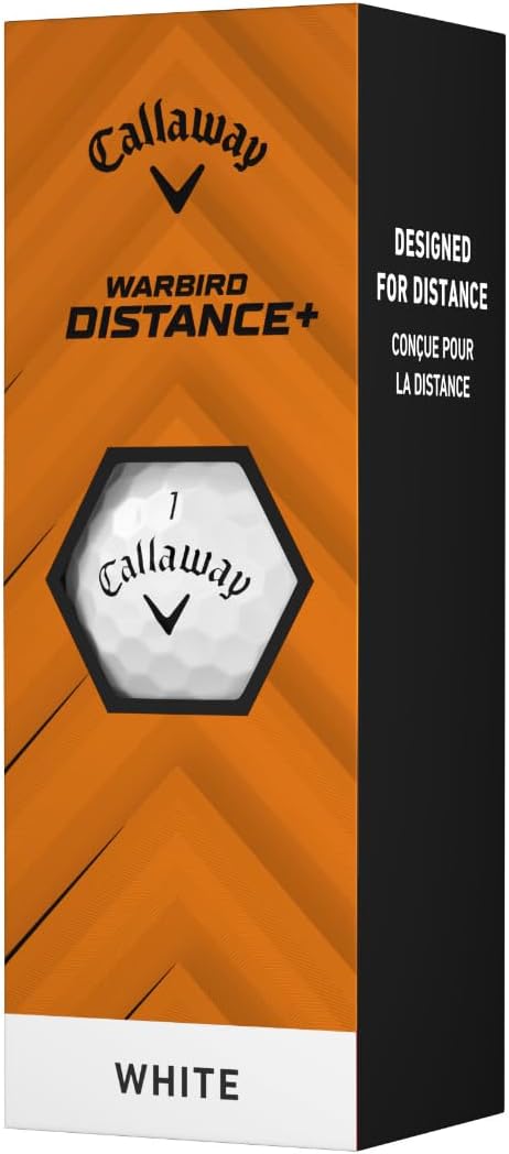 CALLAWAY GOLF - Warbird Distance+ Golf Balls - White - 12