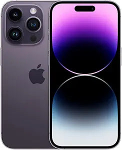 Apple iPhone 14 Pro, 256GB, Deep Purple - Unlocked (Renewed Premium)