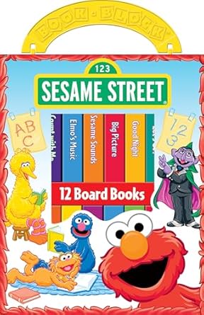 Sesame Street: 12 Board Books (New)