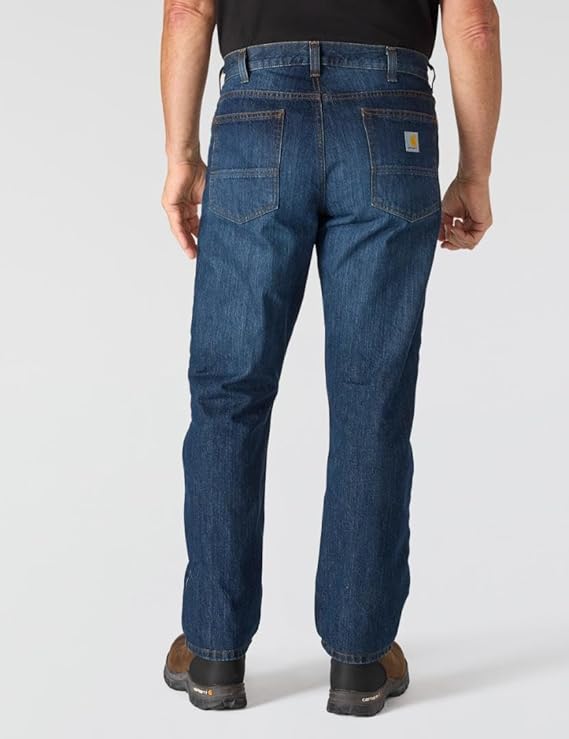 Carhartt Men's Relaxed Straight Jean - Deep Creek - Size: 30 x32